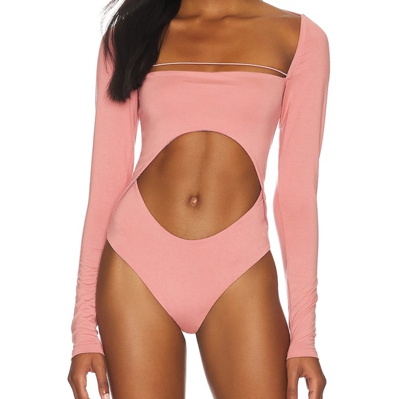 Taja Bodysuit Not Yours To Keep in Rose - Size XS, Extra Small BRAND NEW - Picture 3 of 5